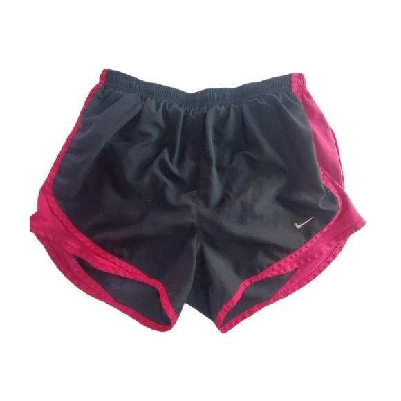Nike Pants - Nike Dri-Fit Athletic Running Shorts Pink & Black Women's Small Lined